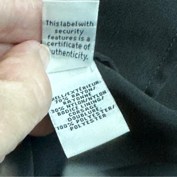 NWT Diane von Furstenberg Brielle Long-Sleeve Lace Top Size 10, scalloped edges - Picture 9 of 14